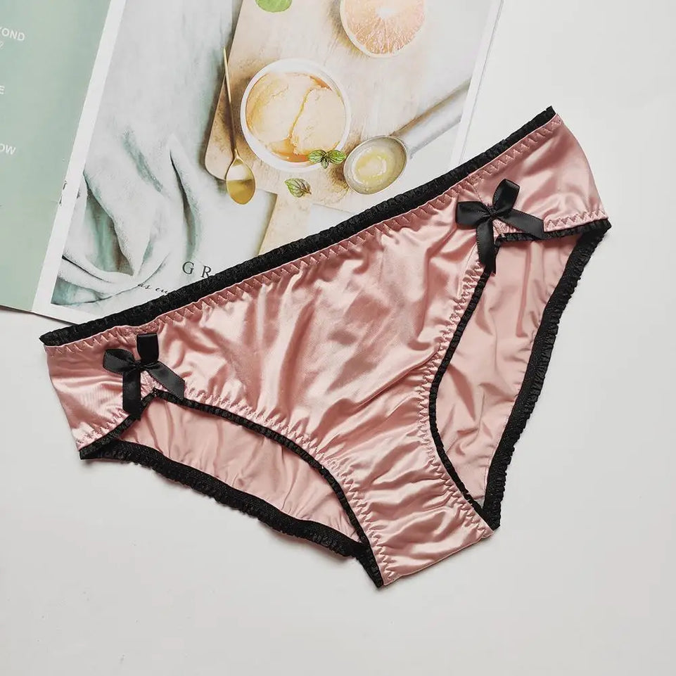 Panties For Women Lace Bow Lingerie Female Underwear Ladies Casual Underpants Seamless Women's Briefs Low Waist