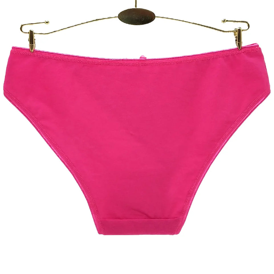 Women Underwear Cotton Sexy Lace Low Waist Soft Panties Hipster Briefs Ladies Knickers Lingerie for Women 5 Pcs/set