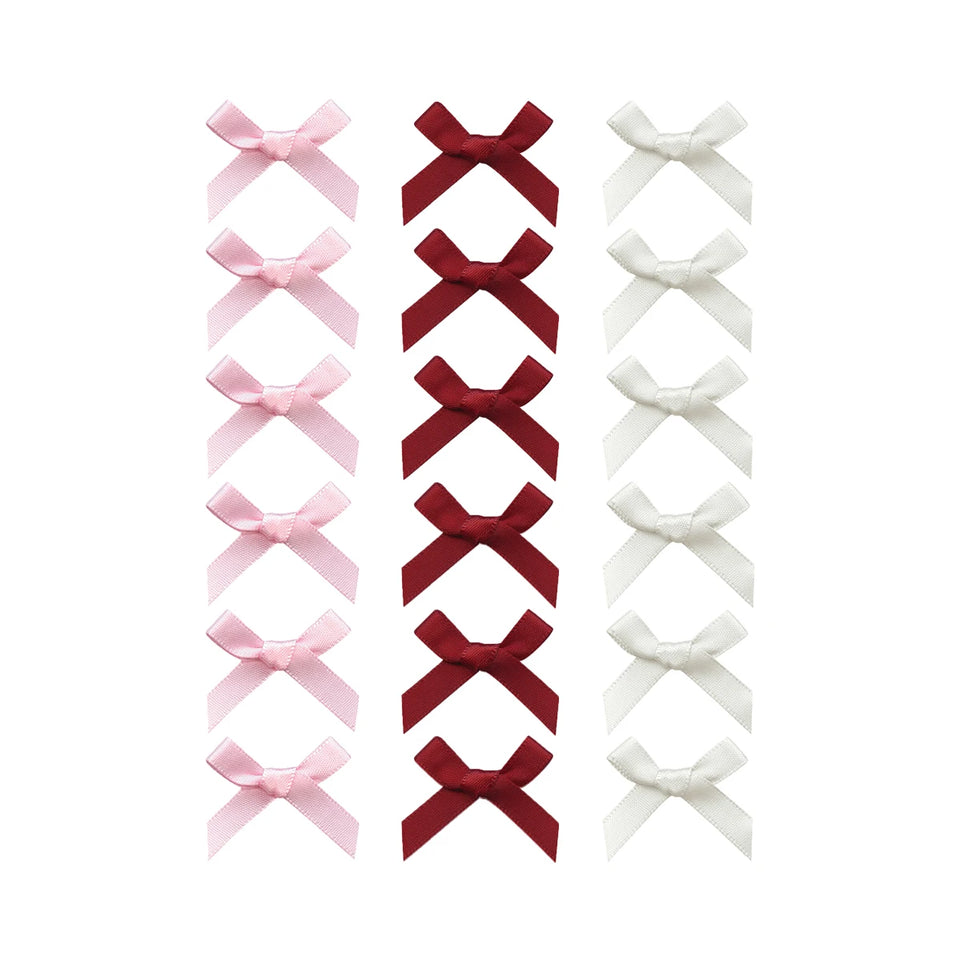 18 piece set of women's hair accessories, colorful ribbons, bows, hair clips, fashionable, sweet, cute hair claw straps, lace el