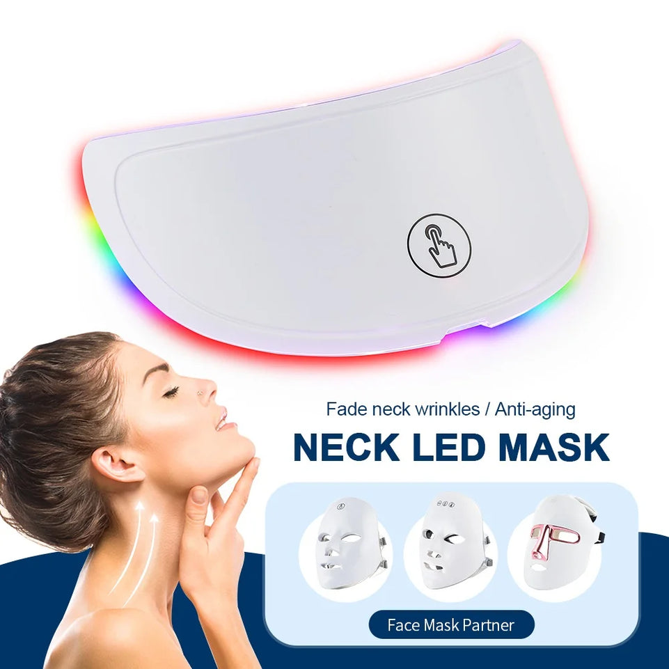 Face and Neck Beauty Machine LED Skin Care Massager