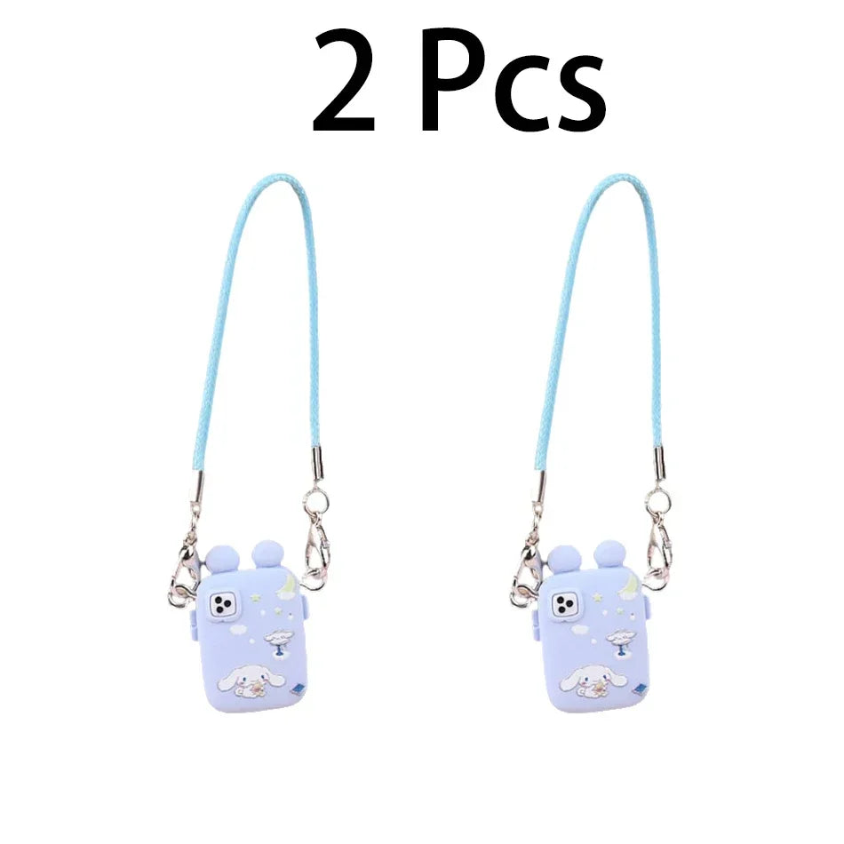 For Labubu Accessories For Crybaby Accessories Cartoon style camera phone Bag Plush Doll Accessories Pendant Fan Birthday Gift