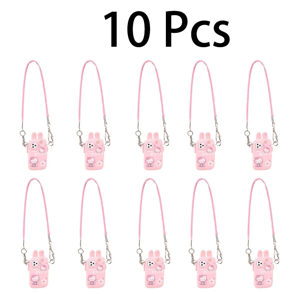 For Labubu Accessories For Crybaby Accessories Cartoon style camera phone Bag Plush Doll Accessories Pendant Fan Birthday Gift