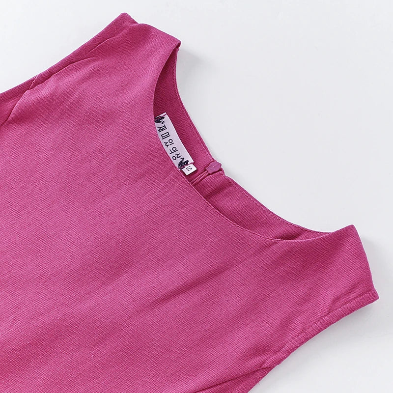 Women New Dresses Cotton Linen Sleeveless Loose Casual O-Neck Long Dress Robes vestidos casuales платье женское