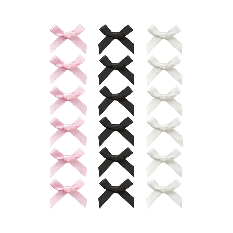 18 piece set of women's hair accessories, colorful ribbons, bows, hair clips, fashionable, sweet, cute hair claw straps, lace el