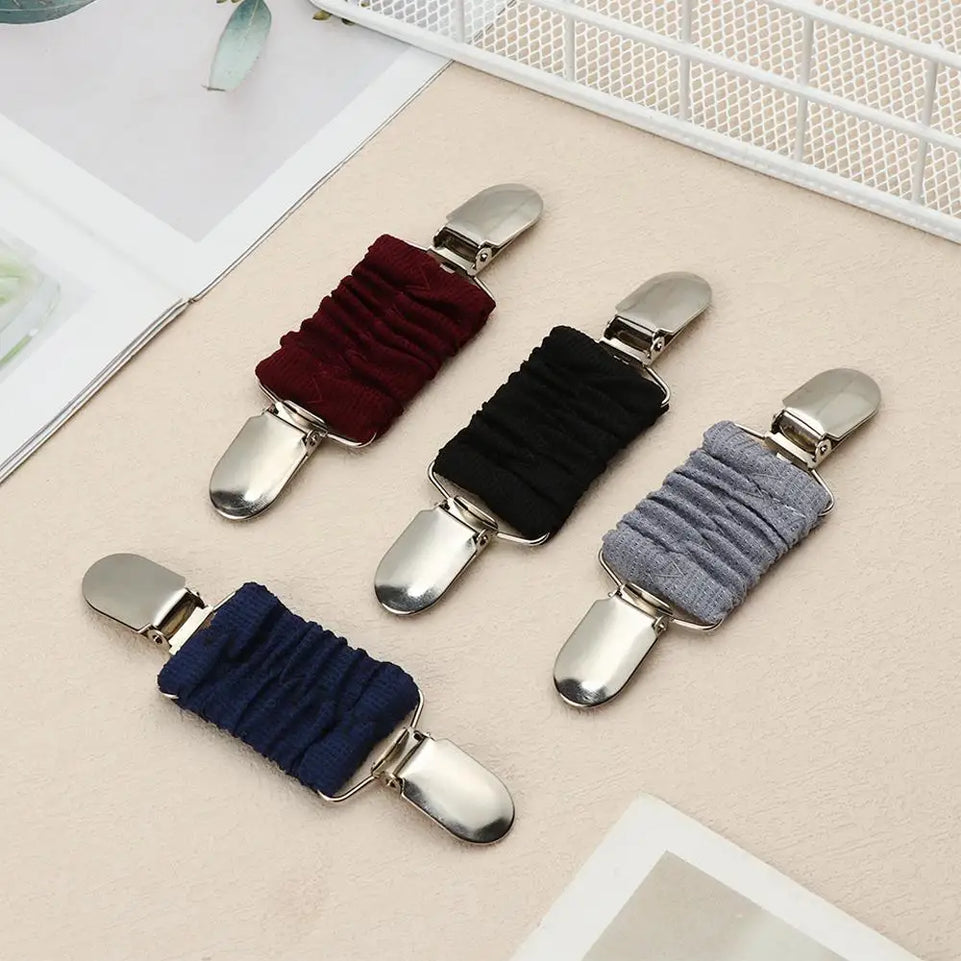 New Design Dresss Clips Back Cinch Set Elastic Clothes Clip to Tighten Dress Fashion Accessories for Women Kids