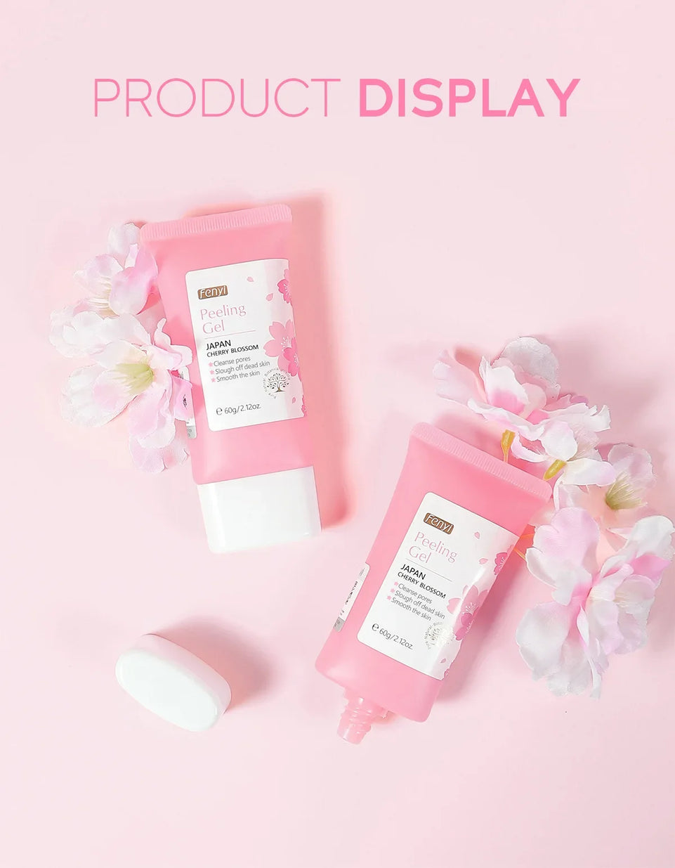 Sakura Face Deep Cleaning Exfoliating Gel Skin Care Whitening Moisturizer Repair Facial Scrub Skin Care 60g