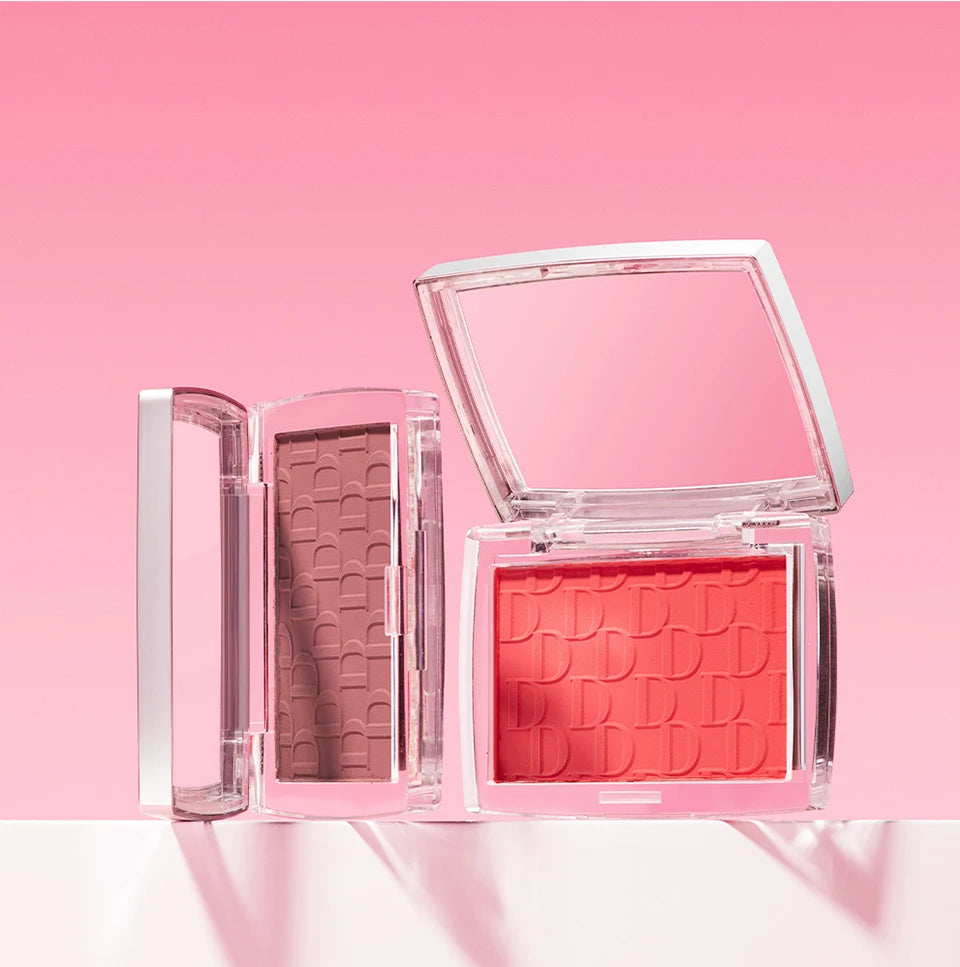 Face Blusher Matte Natural Cheek Tint Brighten Face Pink Red Face Contouring Cosmetics Blush Powder Soft Female Makeup