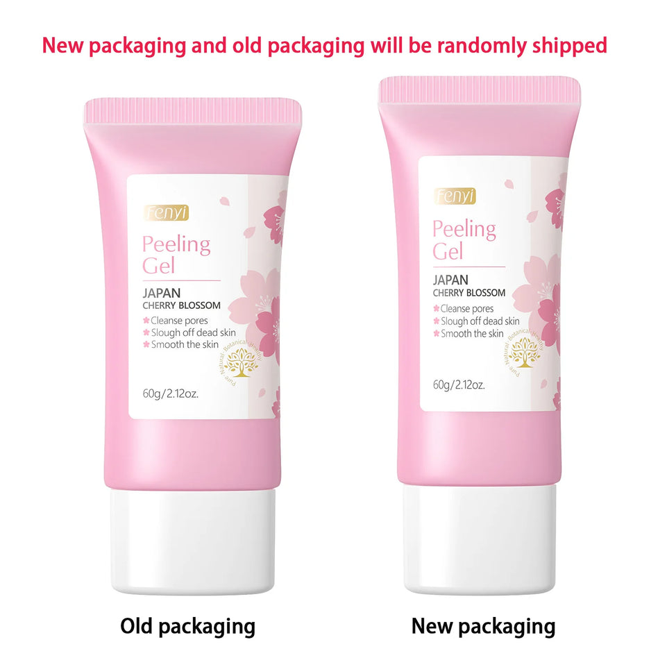 Sakura Face Deep Cleaning Exfoliating Gel Skin Care Whitening Moisturizer Repair Facial Scrub Skin Care 60g