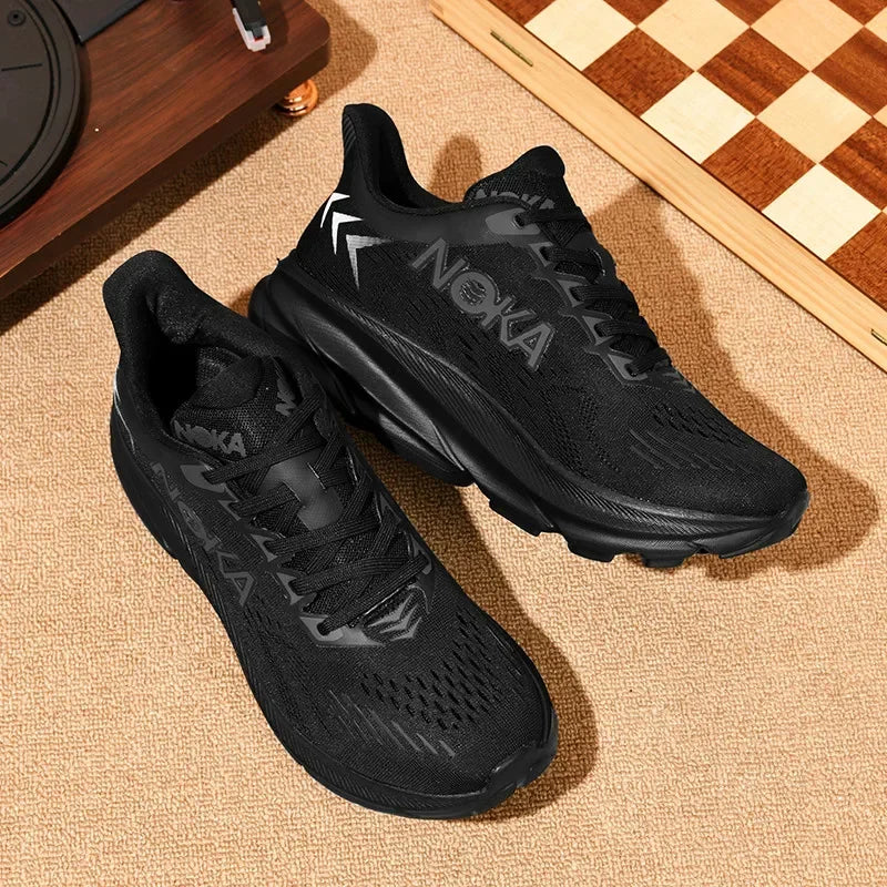 Marathon Sports Running Shoes Men Breathable Lightweight Sneakers Comfortable Athletic Nonskid Leisure Outdoor Sneakers for Men