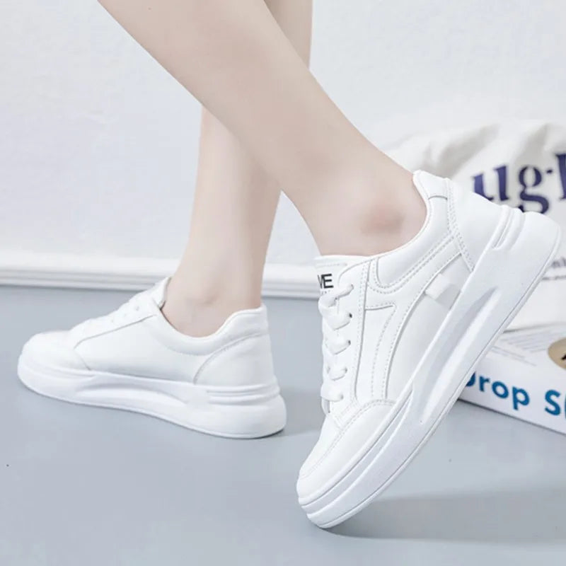 Women's Sneakers Fashion 2025 New Trainers Woman Shoes Comfortable Casual Sneaker Woman Lace Up Women Sneakers Tenis Feminino