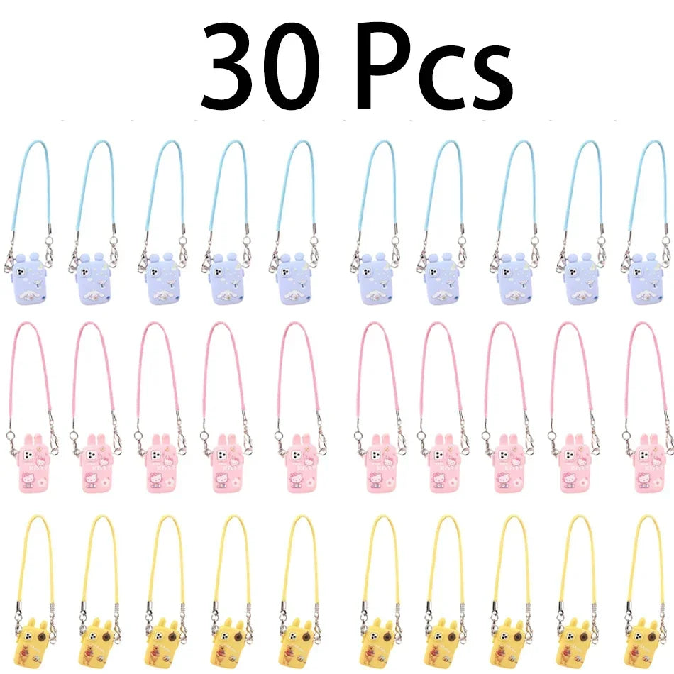 For Labubu Accessories For Crybaby Accessories Cartoon style camera phone Bag Plush Doll Accessories Pendant Fan Birthday Gift