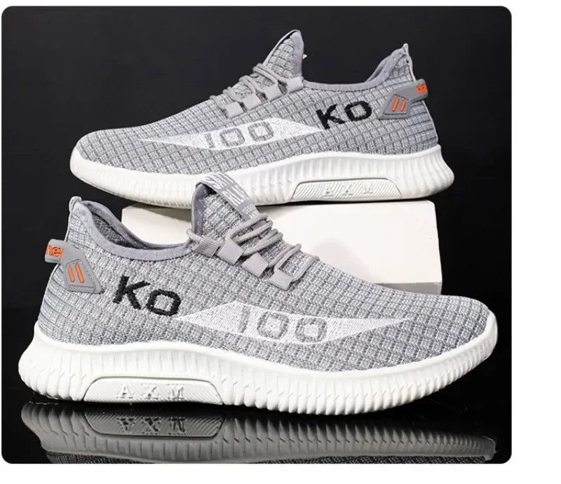 Men's Spring/Autumn Athletic Shoes: Breathable & Comfortable Casual Footwear for Sports Enthusiasts