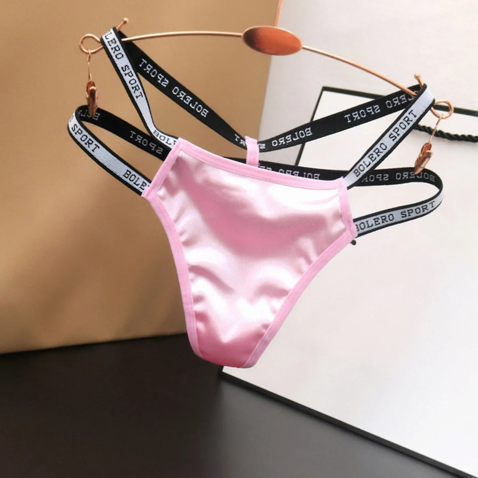 Women'S Panties Lingerie for Ladies Low Waist Mesh Briefs Solid Cotton Crotch Underwear Panties Woman Clothing