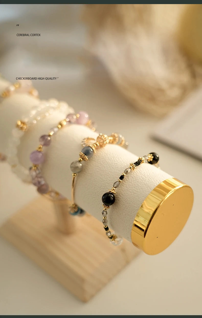 New T-bar Jewelry Chain Hairband Watch Necklace Bracelet Display Stand Rack Holder Fashion Woman Colors Gold Size Style