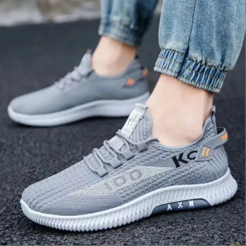 Men's Spring/Autumn Athletic Shoes: Breathable & Comfortable Casual Footwear for Sports Enthusiasts