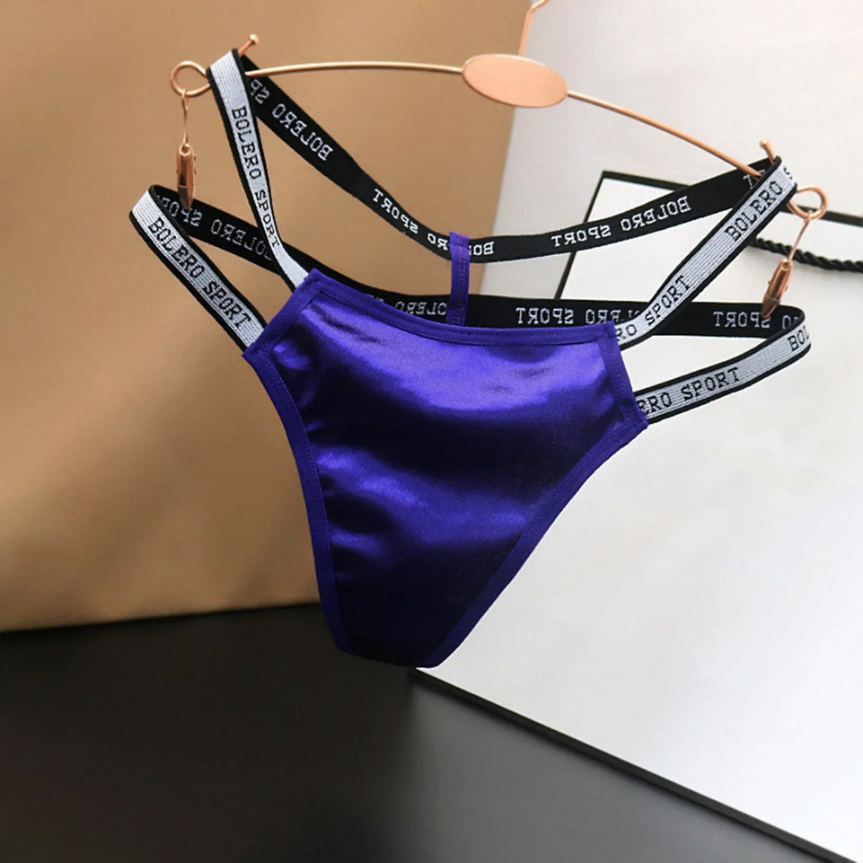 Women'S Panties Lingerie for Ladies Low Waist Mesh Briefs Solid Cotton Crotch Underwear Panties Woman Clothing