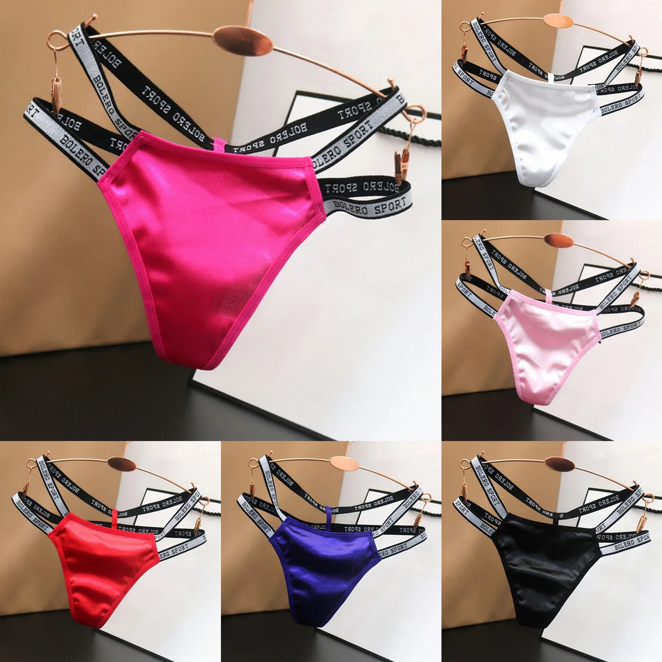 Women'S Panties Lingerie for Ladies Low Waist Mesh Briefs Solid Cotton Crotch Underwear Panties Woman Clothing