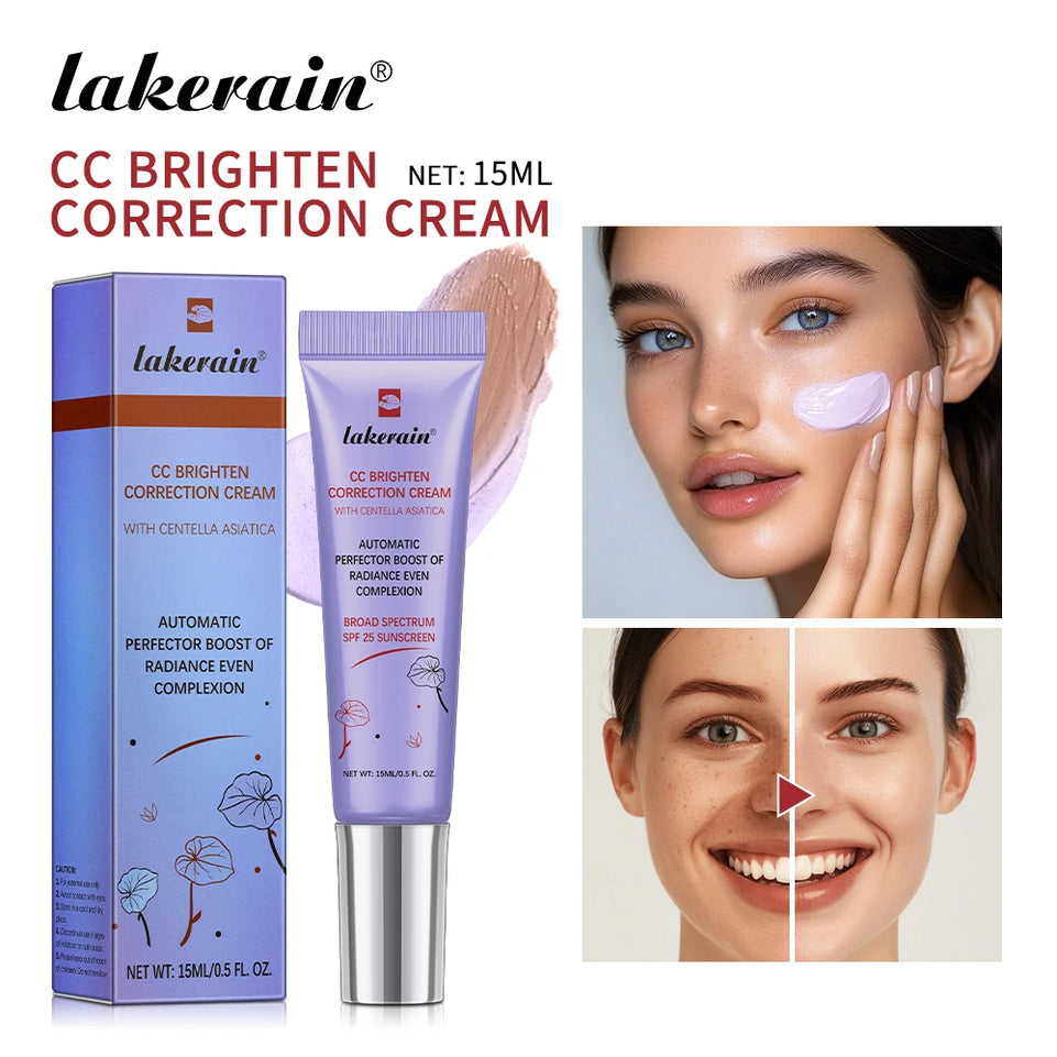 Moisturizing Correcting CC Cream Waterproof Anti-sweat Makeup Before Concealer Lasting Women Makeup Protect Skin erborian Make
