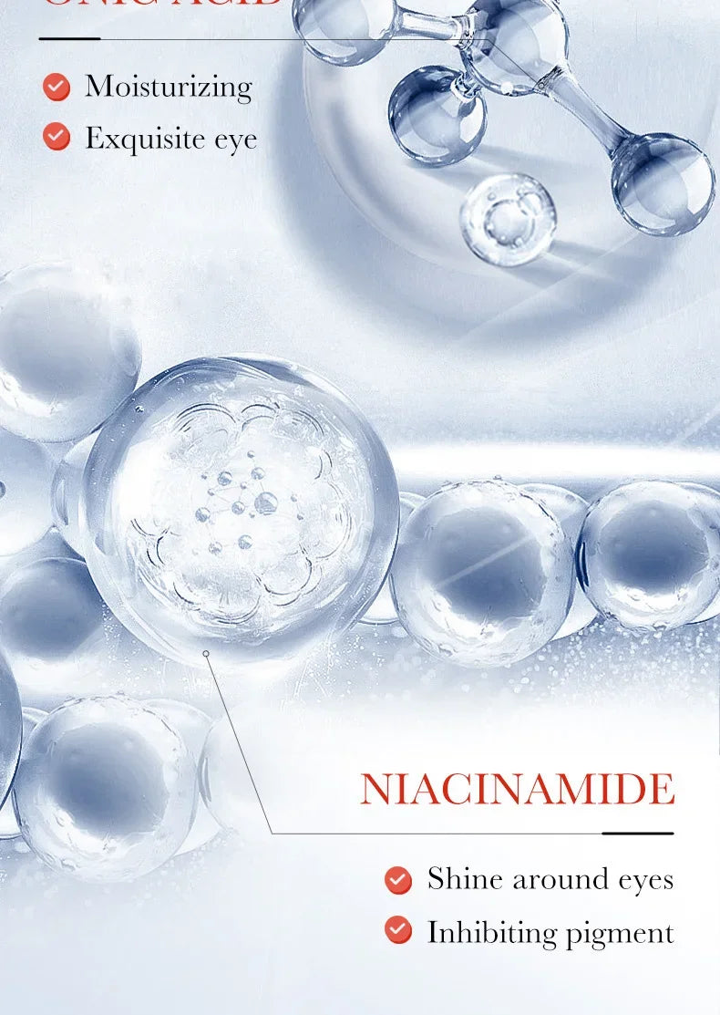 SADOER Kojic Acid Retinol Eye Cream Anti Dark Circles Remove Eye Bags Moisturizing Firming Beauty Eyes Skin Care Products