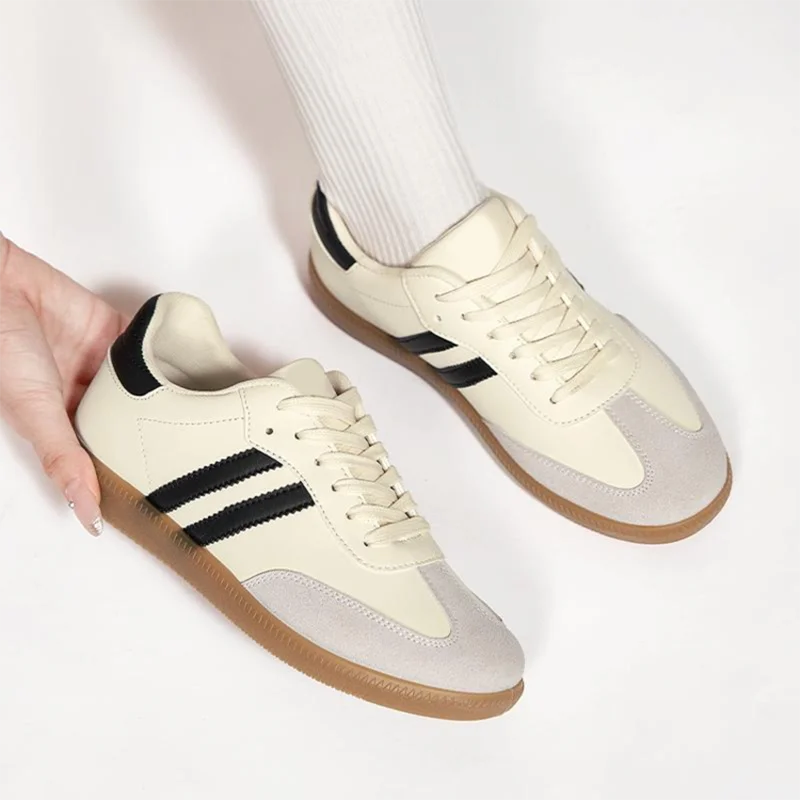 Women Tennis Sneakers Flats Ladies Fashion Mixed Colors Lace-up Vulcanized Shoes Spring Autumn Woman Outdoor Trainers Footwear