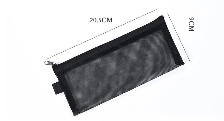 Makeup Brush Travel Case Cosmetic Toiletry Bag Organizer for Men Women Beauty Tools Zipper Mesh Pouch Wash Storage Accessories