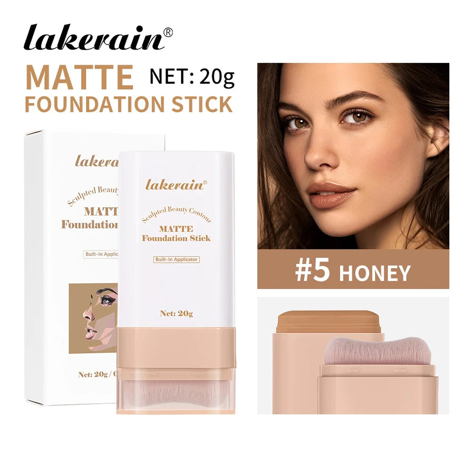 Stick Foundation Balm Serum Boosted Skin Tint Foundation Stick Smooth Plumper Hight Coverage Travel Bronze Foundation Stick Make