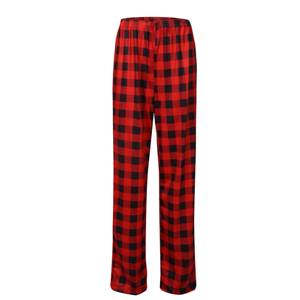 Women Pants Plaid Cotton Loose Ladies Pajama Pants Pyjama Trousers Men Sleep Bottoms Lounge Wear Sleep Lounge Pants Bottoms