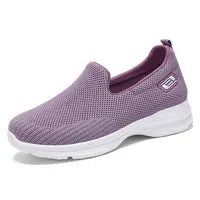 Women's Sneaker Loafers Tennis Femimino Ladies Slip On Breathable Sports Shoes Designer Barefoot Shoes Ballet Flats