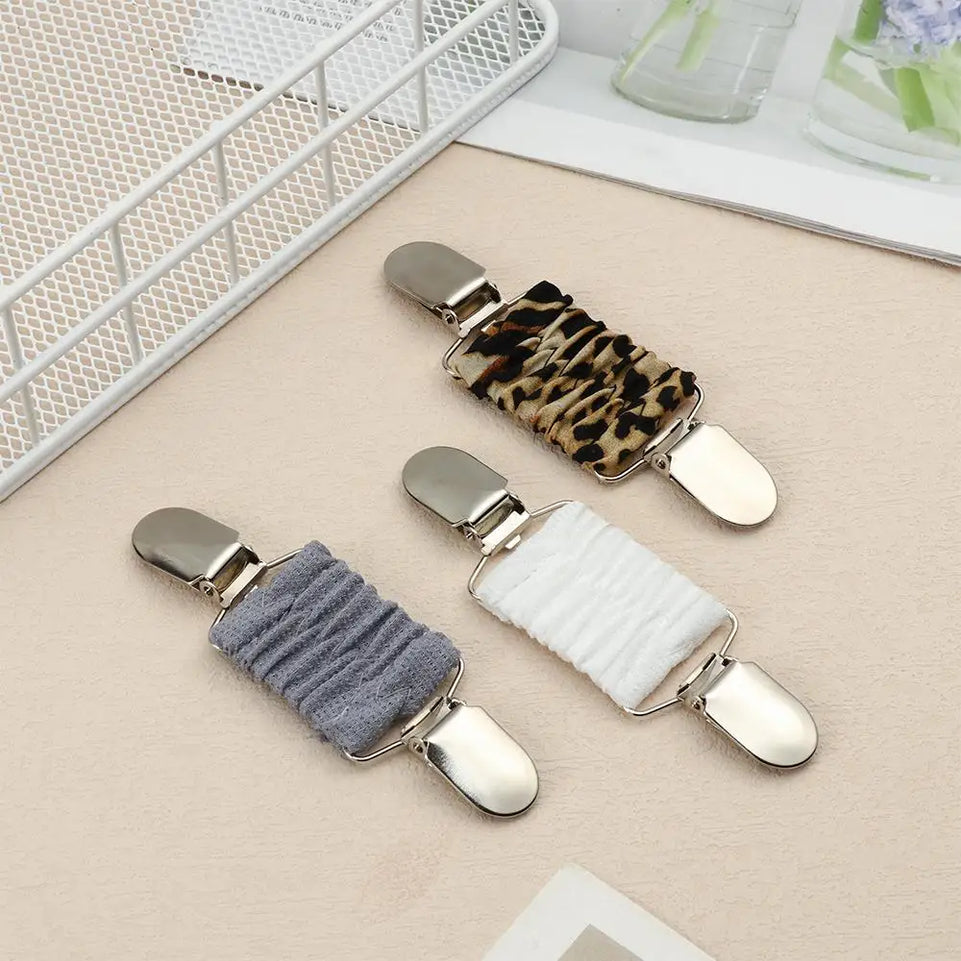 New Design Dresss Clips Back Cinch Set Elastic Clothes Clip to Tighten Dress Fashion Accessories for Women Kids