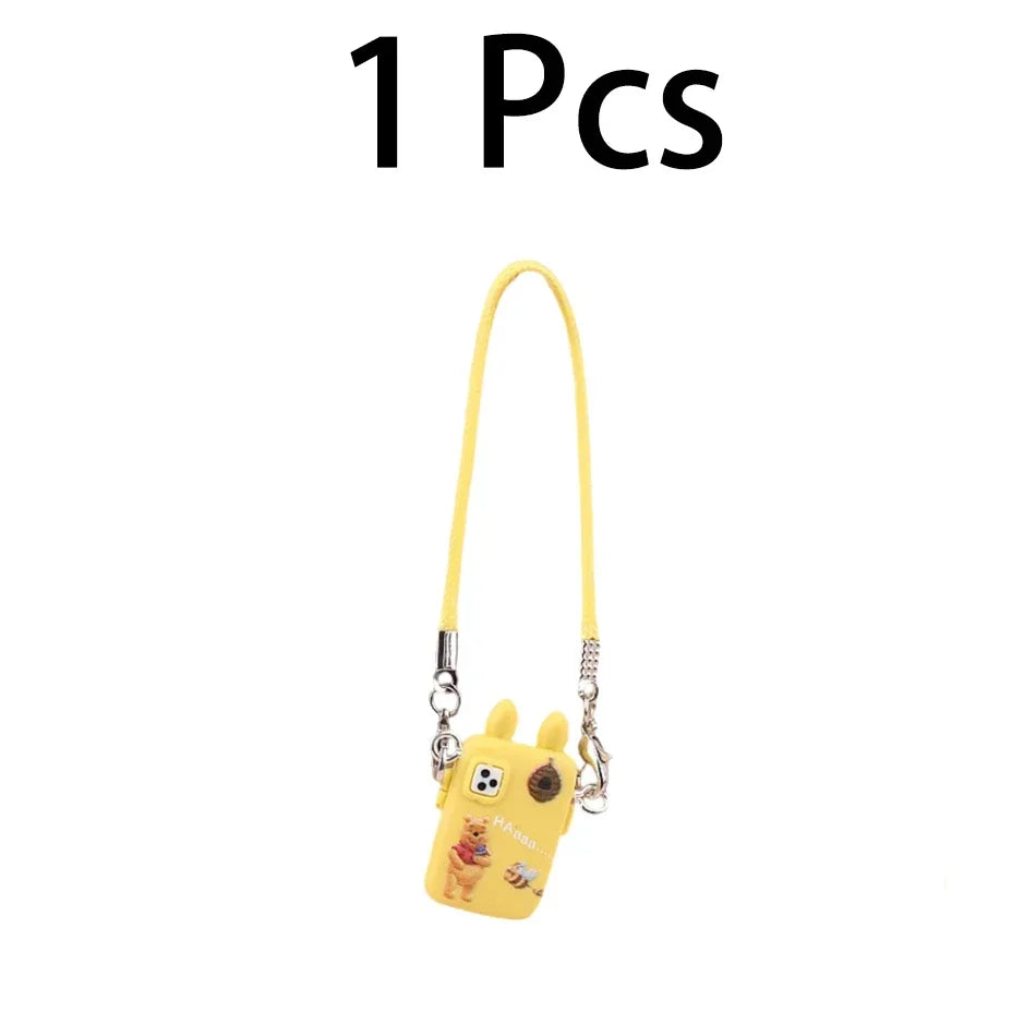 For Labubu Accessories For Crybaby Accessories Cartoon style camera phone Bag Plush Doll Accessories Pendant Fan Birthday Gift