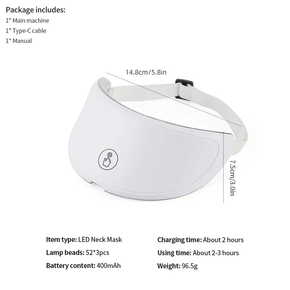 Face and Neck Beauty Machine LED Skin Care Massager